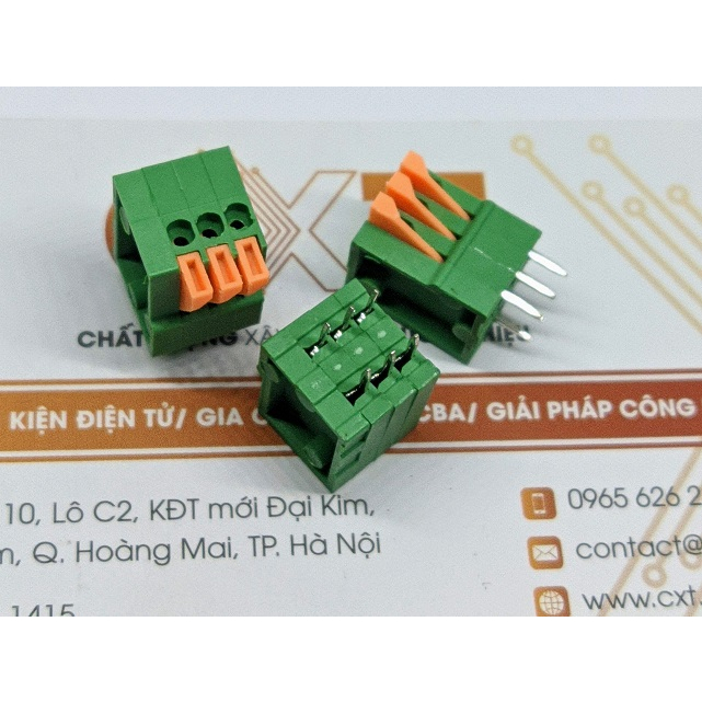 (Domino 2.54) Cầu đấu 2.54mm KF141V-3P