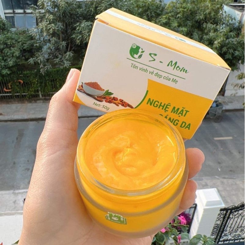 Kem Nghệ Mặt Sáng Da S-Mom Giúp Dưỡng Ẩm , Sáng Da , Giảm Thâm Sạm , Nám