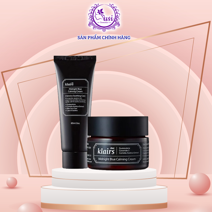 Kem Dưỡng Phục Hồi Da Ban Đêm Klairs Midnight Blue Calming Cream 30ml/60ml