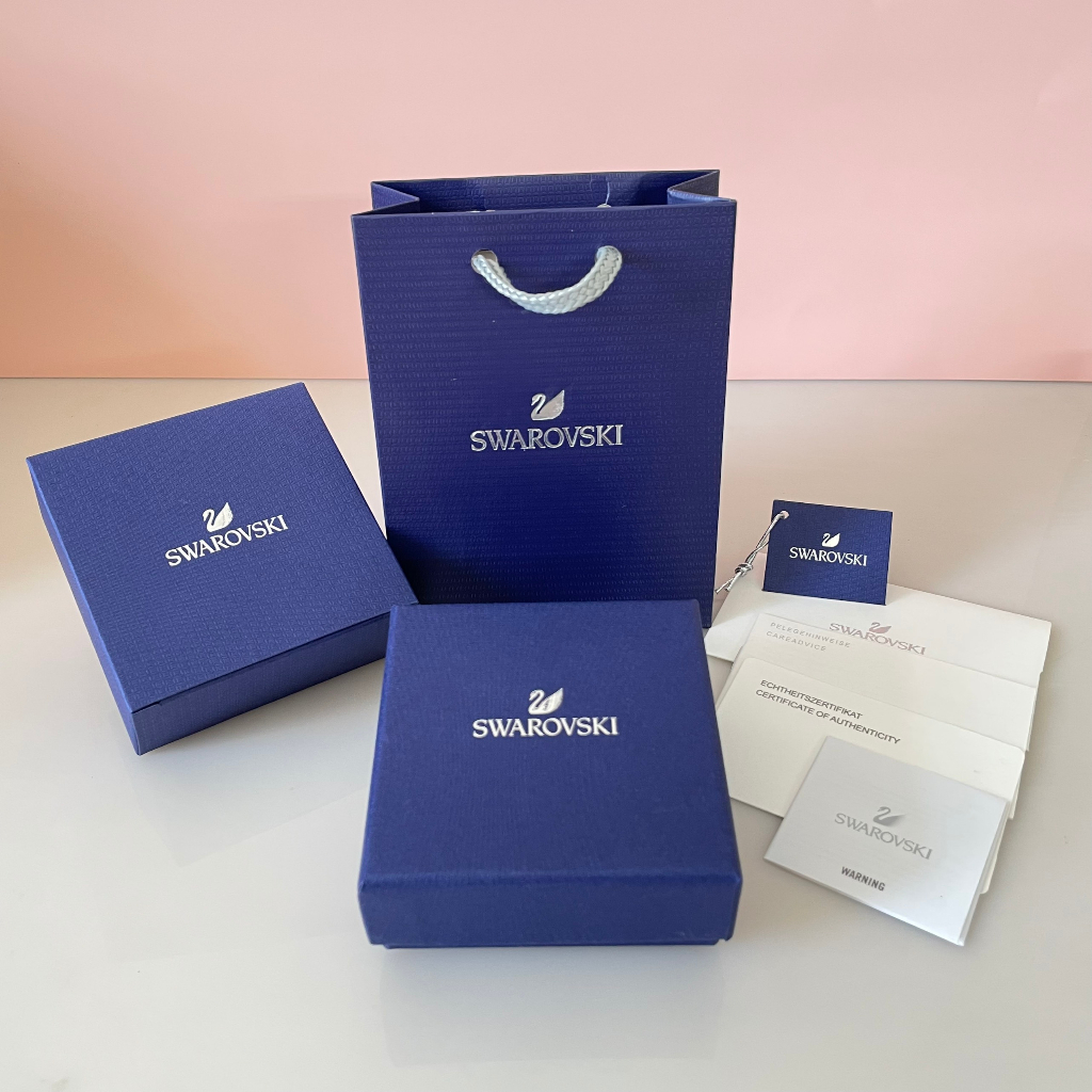 Nhẫn Nữ Swarovski Vittore Silver Ring 8079SV Fullbox - Hàng Xuất Xịn