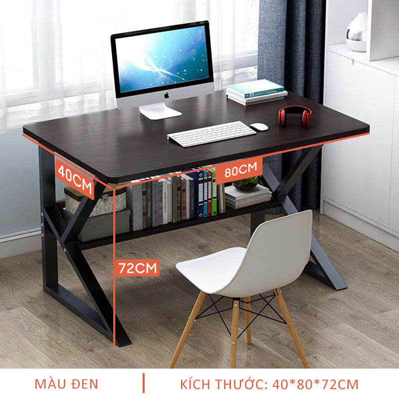 Bàn Máy Tính Bàn Văn phòng Hiện Đại Sang Trọng- Bàn máy tính chân chữ K phong cách hiện đại