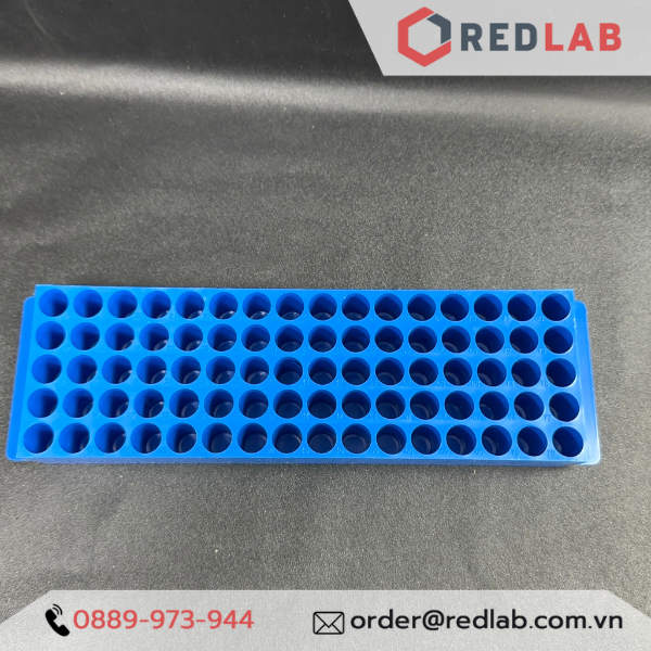 Giá đựng ống ly tâm eppendorf 1.5ml / 2ml, 80 vị trí hãng Biologix USA 90-8009