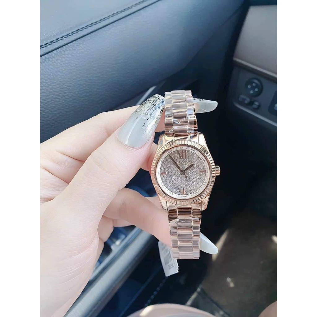 Đồng Hồ Nữ Michael Kors Dây Thép,Size: 26mm,Full Box Hãng,Mang Hơi Hướng Ro.lex Cực Kỳ Sang Trọng
