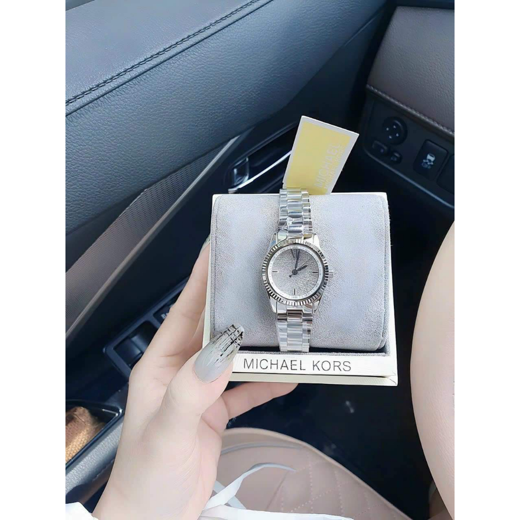 Đồng Hồ Nữ Michael Kors Dây Thép,Size: 26mm,Full Box Hãng,Mang Hơi Hướng Ro.lex Cực Kỳ Sang Trọng