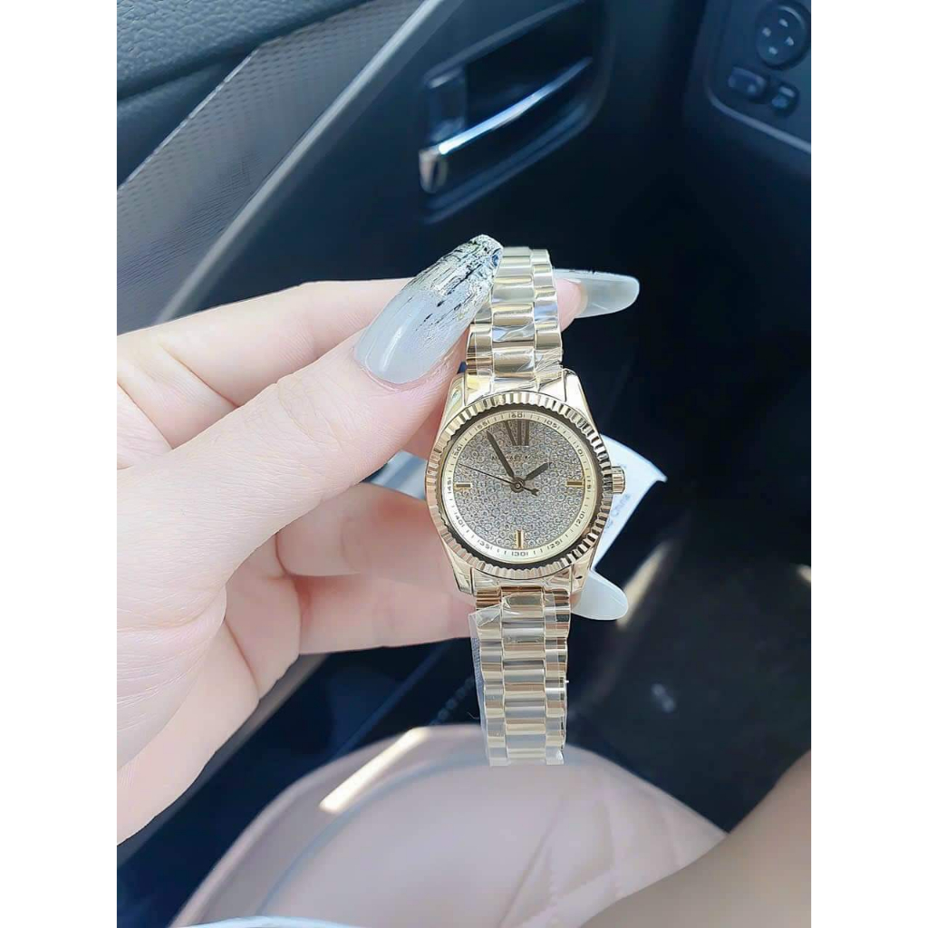Đồng Hồ Nữ Michael Kors Dây Thép,Size: 26mm,Full Box Hãng,Mang Hơi Hướng Ro.lex Cực Kỳ Sang Trọng