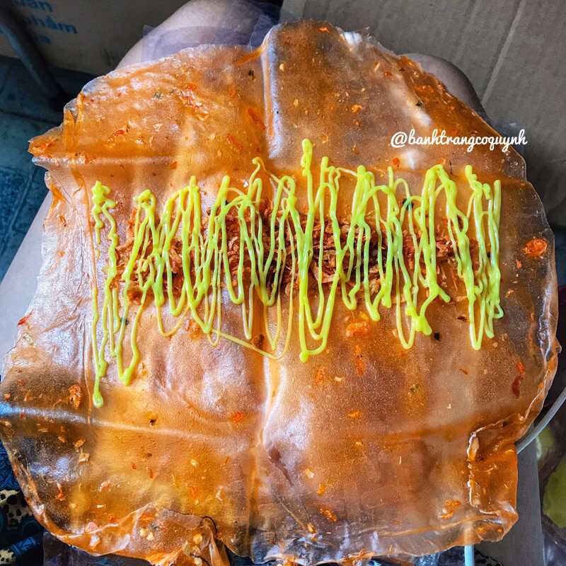 Bánh tráng dẻo tôm mix bơ béo tiết kiệm