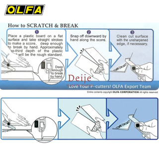Lưỡi dao Nhật OLFA PB-450 (XB13) dùng cho dao OLFA PC-S