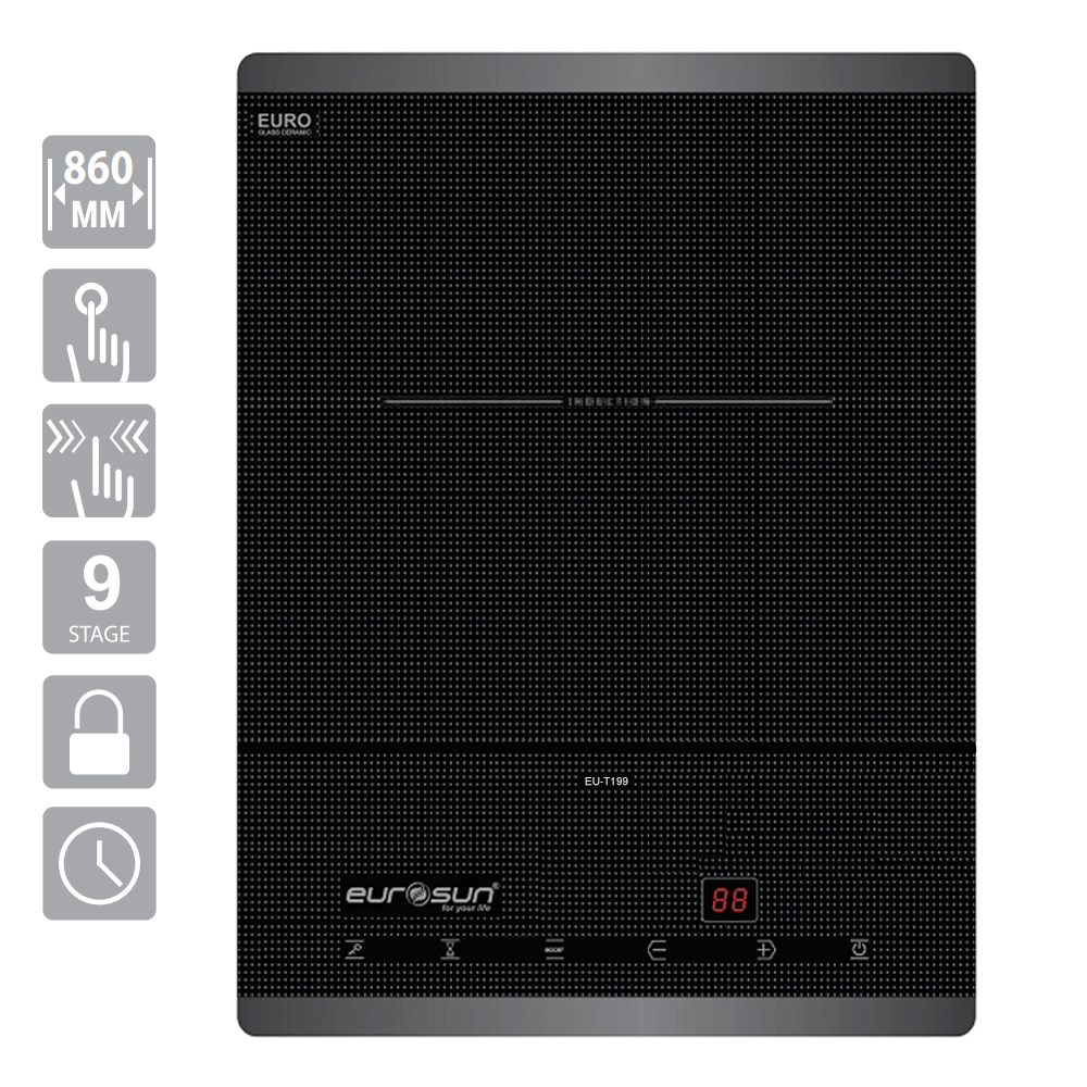 Bếp từ đơn Eurosun T199 | Bếp từ Mini | Nhập khẩu Malaysia | Bảo hành chính hãng 12 tháng