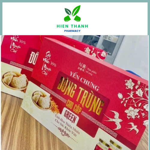 Yến chưng Đông trùng Green cao cấp