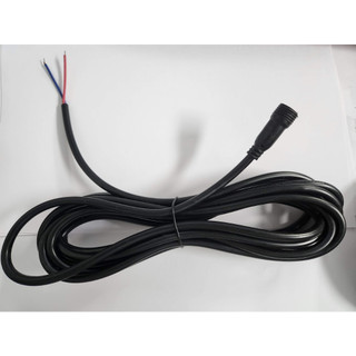 Dây dài 5m 2x0.5mm và dây dài 50cm từ tấm pin đến đèn cho đèn năng lượng mặt trời, dây lõi đồng 2x0.5mm