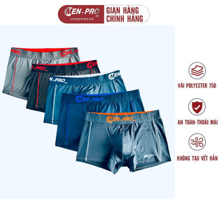 Quần Boxer nam menpro cạp lớn thun lạnh chất lụa sữa