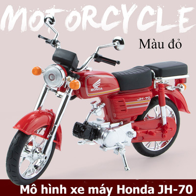 Mô hình xe mô tô Honda JH-70 KAVY tỷ lệ 1:10 bằng hợp kim có nhạc và đèn