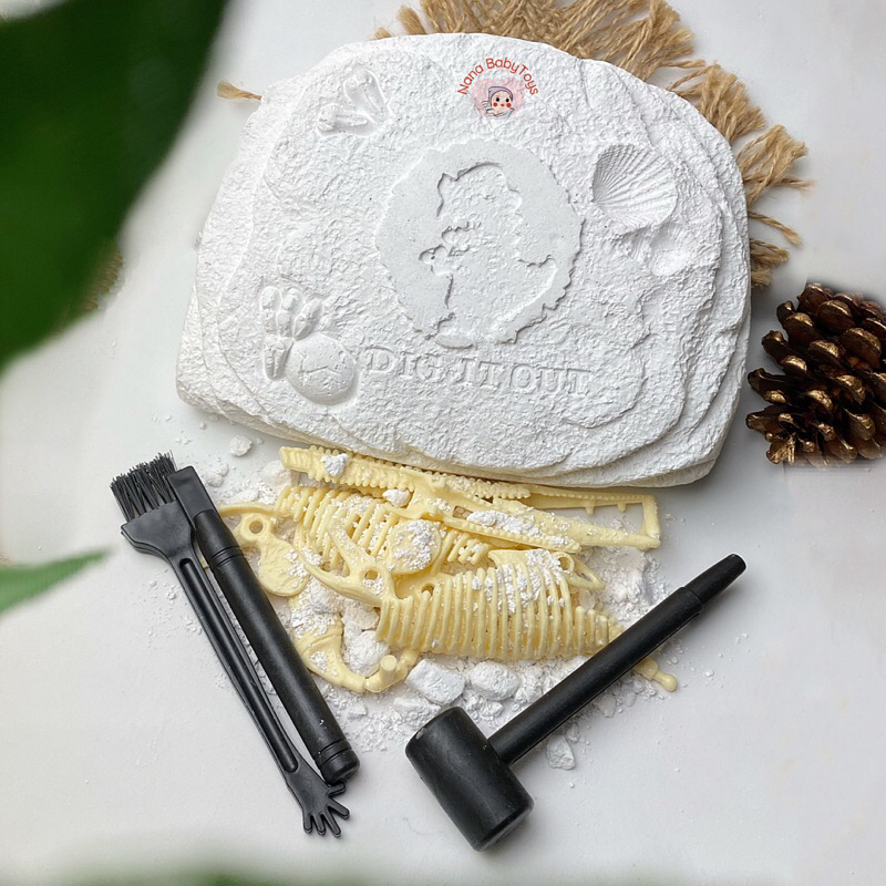 Đồ Chơi Khảo Cổ, Khai Quật Xương Khủng Long Lắp Ráp