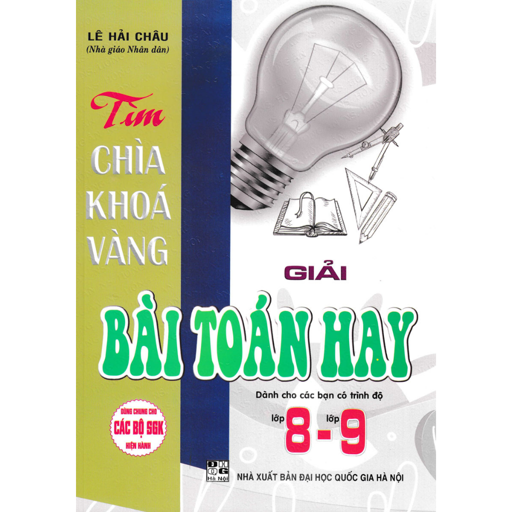 Sách-Tìm Chìa Khóa Vàng Giải Bài Toán Hay Lớp 8-9