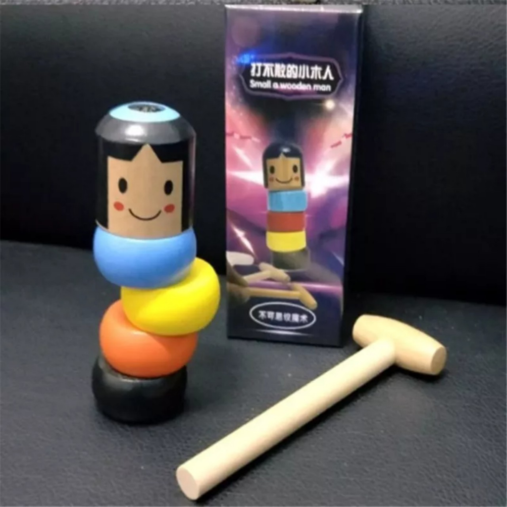 Bộ đồ chơi DARUMA người gỗ bất tử đồ chơi áo thuật  búp bê ma thuật