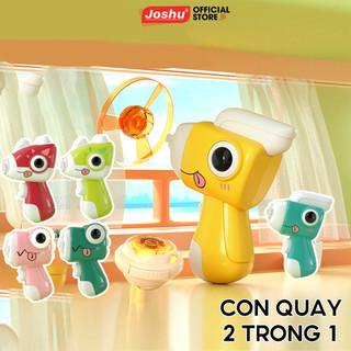 Đồ chơi súng bắn chong chóng quay, bắn đĩa bay, con quay phát sáng, đồ chơi vận động cho bé - SN06