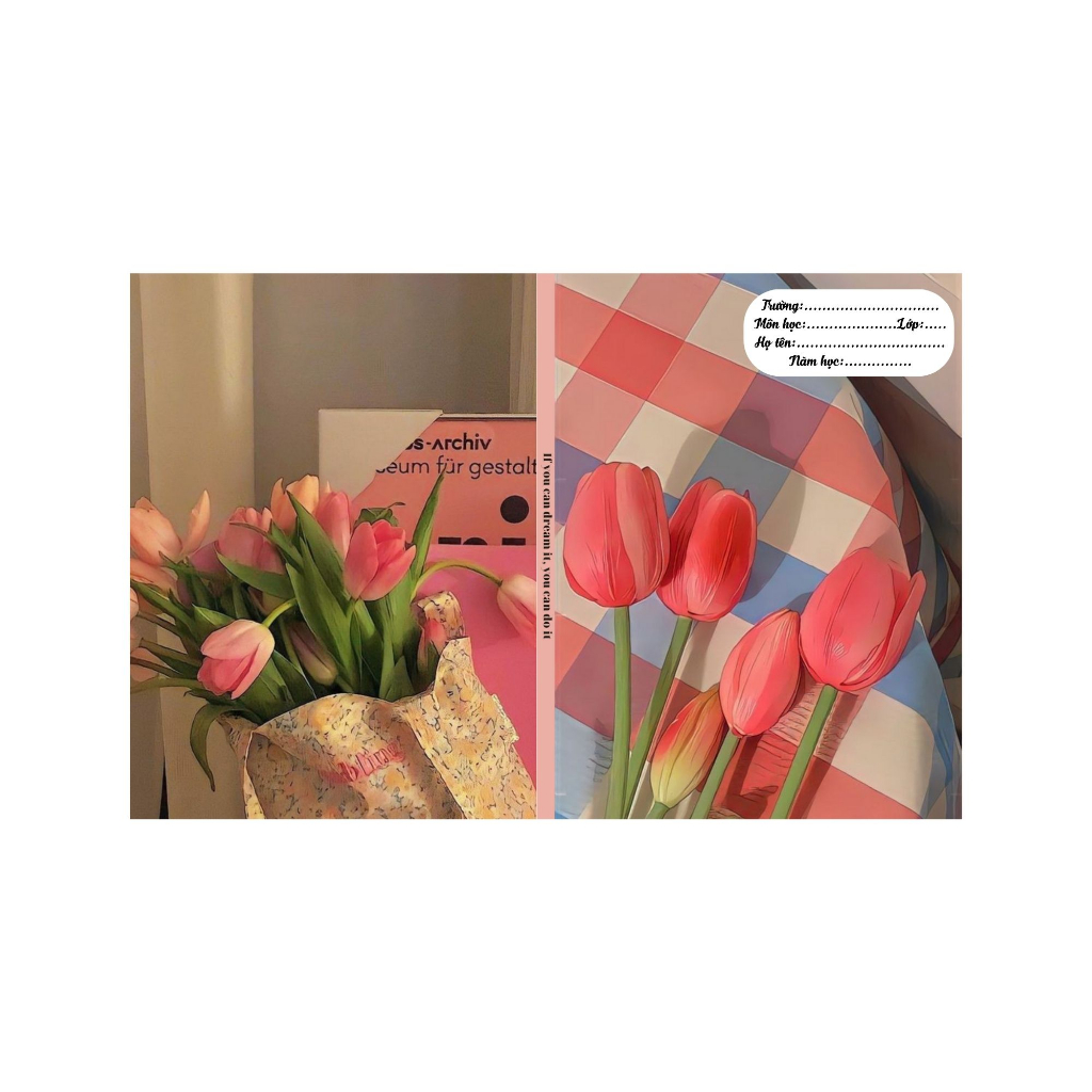 BAO TẬP KHỔ NHỎ 16cm*21cm - BÌA BAO TẬP A5 CÓ SẴN BAO KÍNH - IN NHÃN MIỄN PHÍ