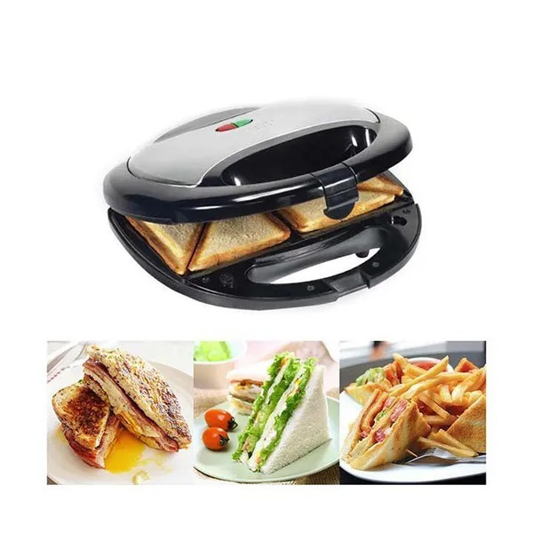 Máy nướng bánh mì Seka SK-550 công suất 750W, máy kẹp bánh mì sandwich, làm đồ ăn sáng nướng nhanh chín đều, chống dính