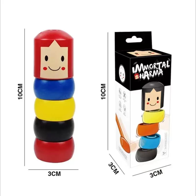 Bộ đồ chơi DARUMA người gỗ bất tử đồ chơi áo thuật  búp bê ma thuật