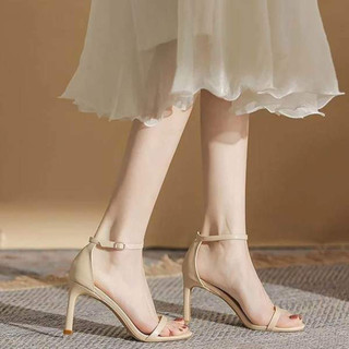 Giày Dép Sandal Cao Gót Nữ 9 Phân Quốc Dân - MS 022