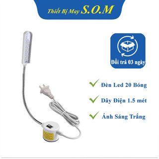 Đèn Led Máy May Juki 20 Bóng Chiếu Sáng Có Nam Châm Sáng Trắng - Đèn led máy may - Đèn máy may có nam châm [MUA 3 TẶNG1]