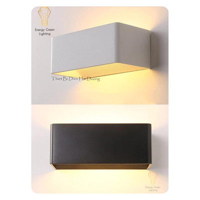 Đèn hắt tường Energy Green Lighting decor 2 đầu hình khối chữ nhật TN175 LED 10cm/20cm/30cm/40cm - Bảo hành 1 năm