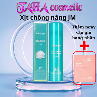 Xịt chống nắng nâng tone da jm solution luminous sun spray 180ml