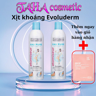 Xịt khoáng evoluderm atomiseur eau pure dưỡng da, cấp ẩm 400ml