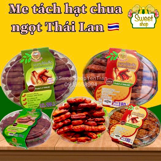 ME THÁI TEM XANH TÁCH HẠT CHUA/ NGỌT - THÁI LAN