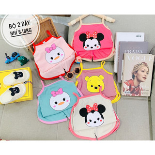 BỘ 2 DÂY COTTON SIÊU MÁT CHO BÉ GÁI
