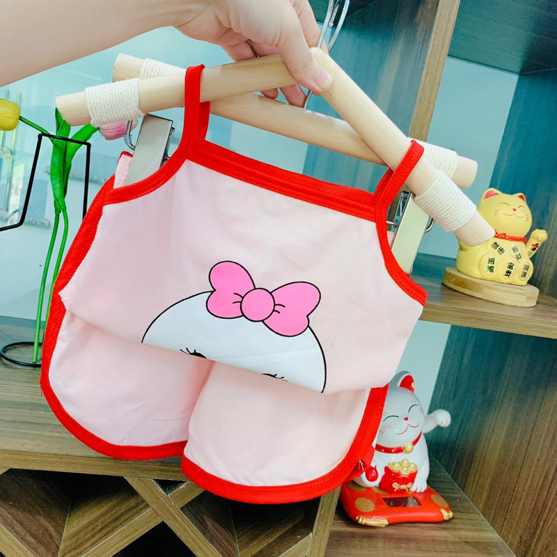 BỘ 2 DÂY COTTON SIÊU MÁT CHO BÉ GÁI