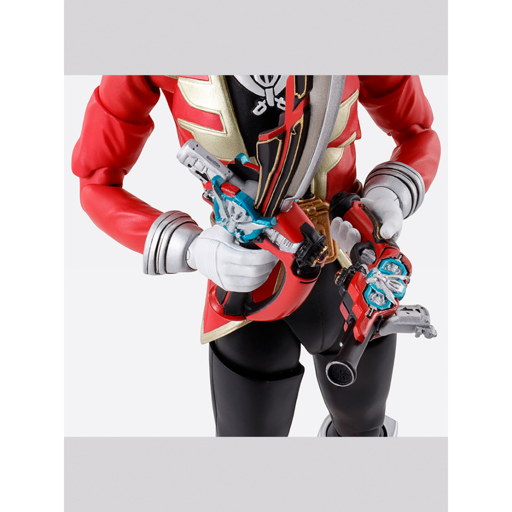 Mô hình SHF Gokai Red 2.0 - S.H.Figuarts SHINKOCCHOU SEIHOU SKC Bandai chính hãng - Siêu nhân hải tặc Gokaiger