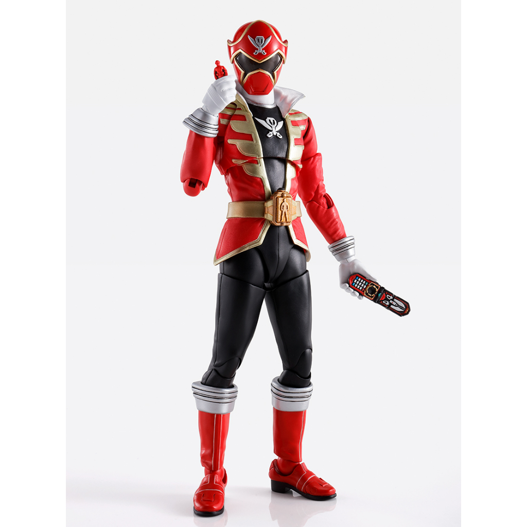 Mô hình SHF Gokai Red 2.0 - S.H.Figuarts SHINKOCCHOU SEIHOU SKC Bandai chính hãng - Siêu nhân hải tặc Gokaiger