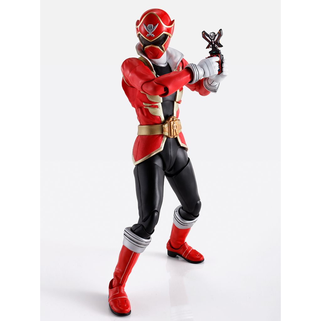 Mô hình SHF Gokai Red 2.0 - S.H.Figuarts SHINKOCCHOU SEIHOU SKC Bandai chính hãng - Siêu nhân hải tặc Gokaiger