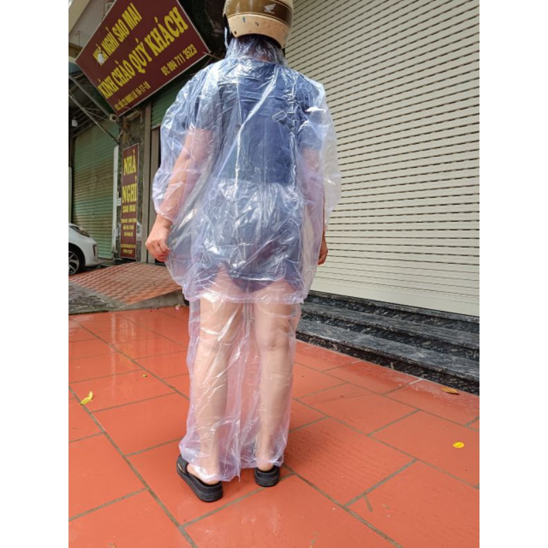 Bộ áo mưa trong siêu dai Tú PHONG.
