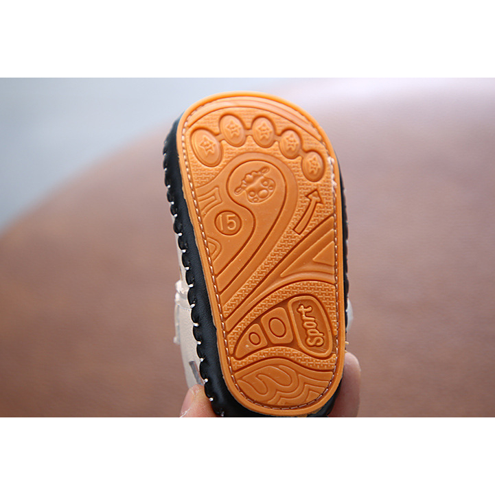 Sandal tập đi giày tập đi dép tập đi bé trai giày dép tập đi bé gái hình mèo dễ thương, nhẹ nhàng, đế mềm chống trượt