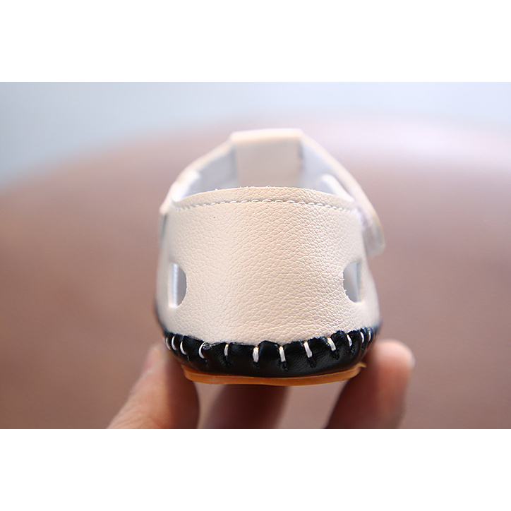 Sandal tập đi giày tập đi dép tập đi bé trai giày dép tập đi bé gái hình mèo dễ thương, nhẹ nhàng, đế mềm chống trượt