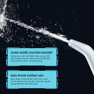Máy tăm nước KATA G1, thiết kế thông minh, nhiều chế độ làm sạch phù hợp mọi lứa tuổi