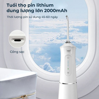 Máy tăm nước KATA G1, thiết kế thông minh, nhiều chế độ làm sạch phù hợp mọi lứa tuổi