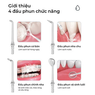 Máy tăm nước KATA G1, thiết kế thông minh, nhiều chế độ làm sạch phù hợp mọi lứa tuổi