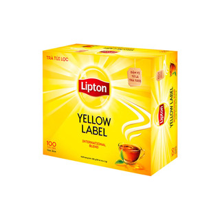Lipton Nhãn Vàng 100 Gói, 25 Gói [Hàng Công Ty và Nhập Khẩu Chính Hãng]