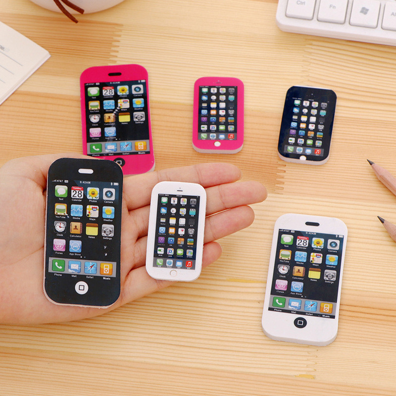 Tẩy chì hình điện thoại iphone quà tặng học sinh
