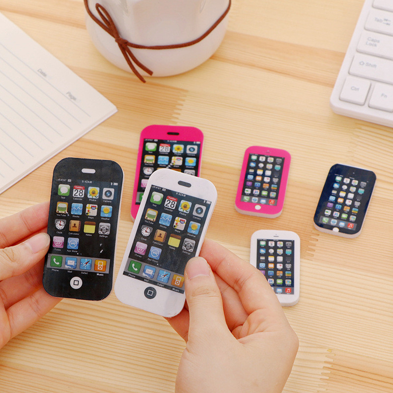 Tẩy chì hình điện thoại iphone quà tặng học sinh