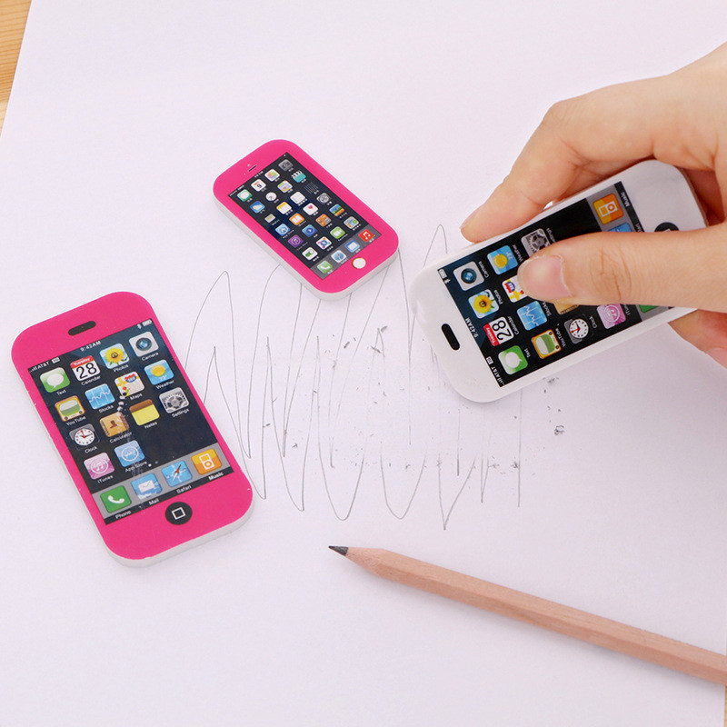 Tẩy chì hình điện thoại iphone quà tặng học sinh