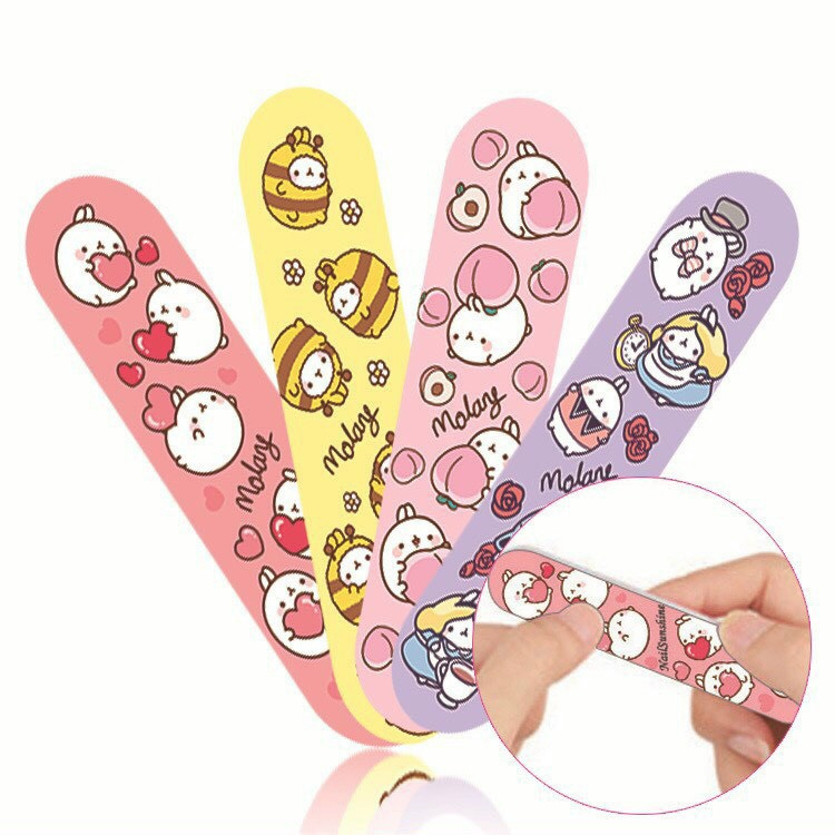 Dụng Cụ Dũa móng mini 9cm Họa Tiết Sọc Cát