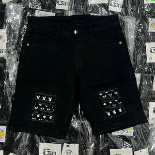 quần bò jean nam dài đen rách vá thỏ đẹp mẫu mới hot,chất jean co giãn chuẩn form