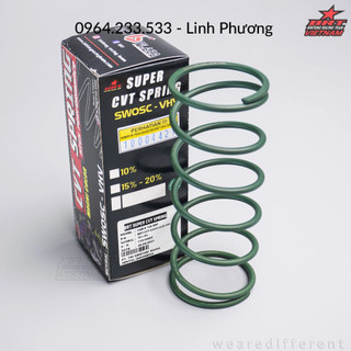 Hàng chính hãng BRTCVT0001 Lò xo nồi CVT Vision-Genio Vario160 (Vario 110 Fi) 10-15% ( 130mm )
