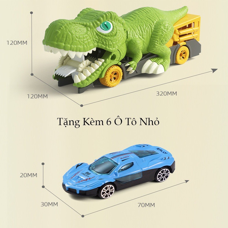 Xe Đồ Chơi Khủng Long Nuốt Oto Cho Bé