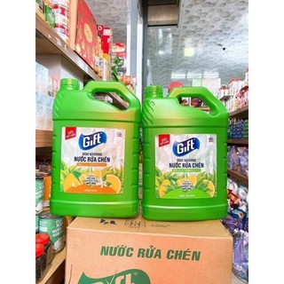 Nước rửa chén gift hương chanh 3,8kg