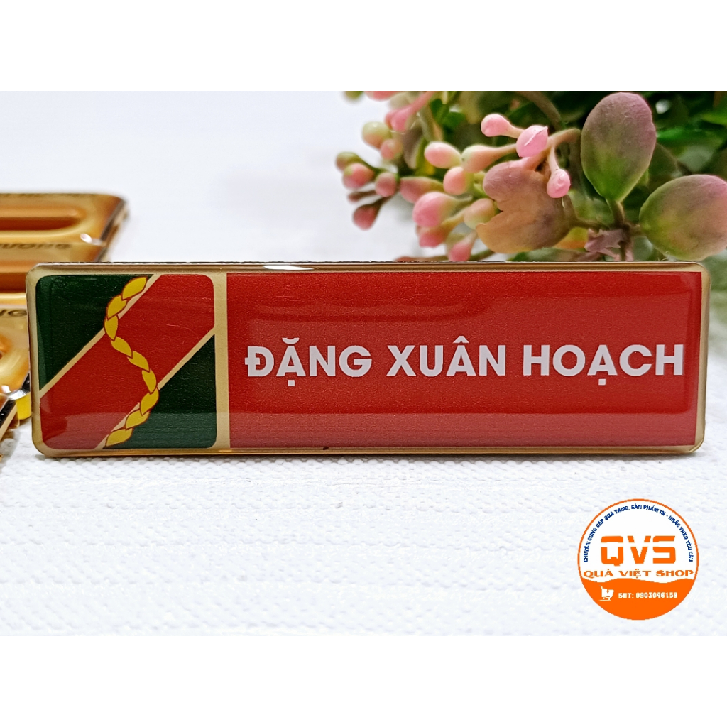 Bảng tên nhân viên - Mẫu Bảng Tên Ngân Hàng - In theo yêu cầu